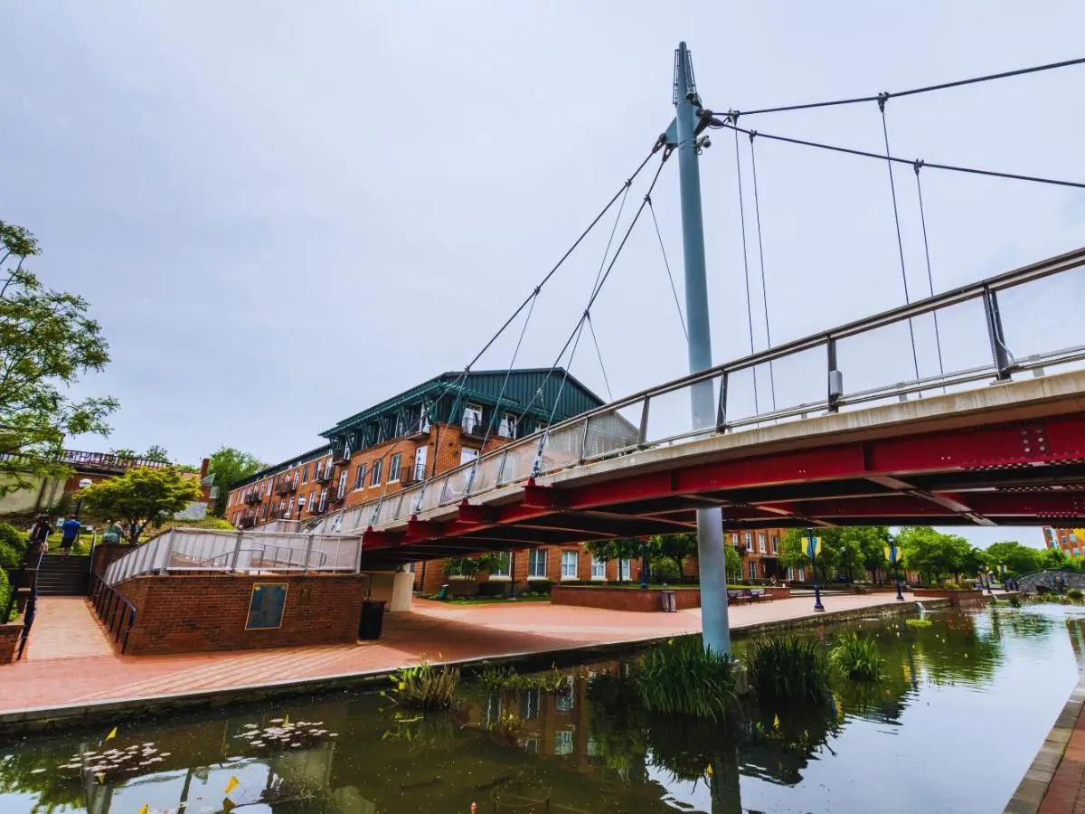 Carroll Creek Promenade Park in Frederick County, MD