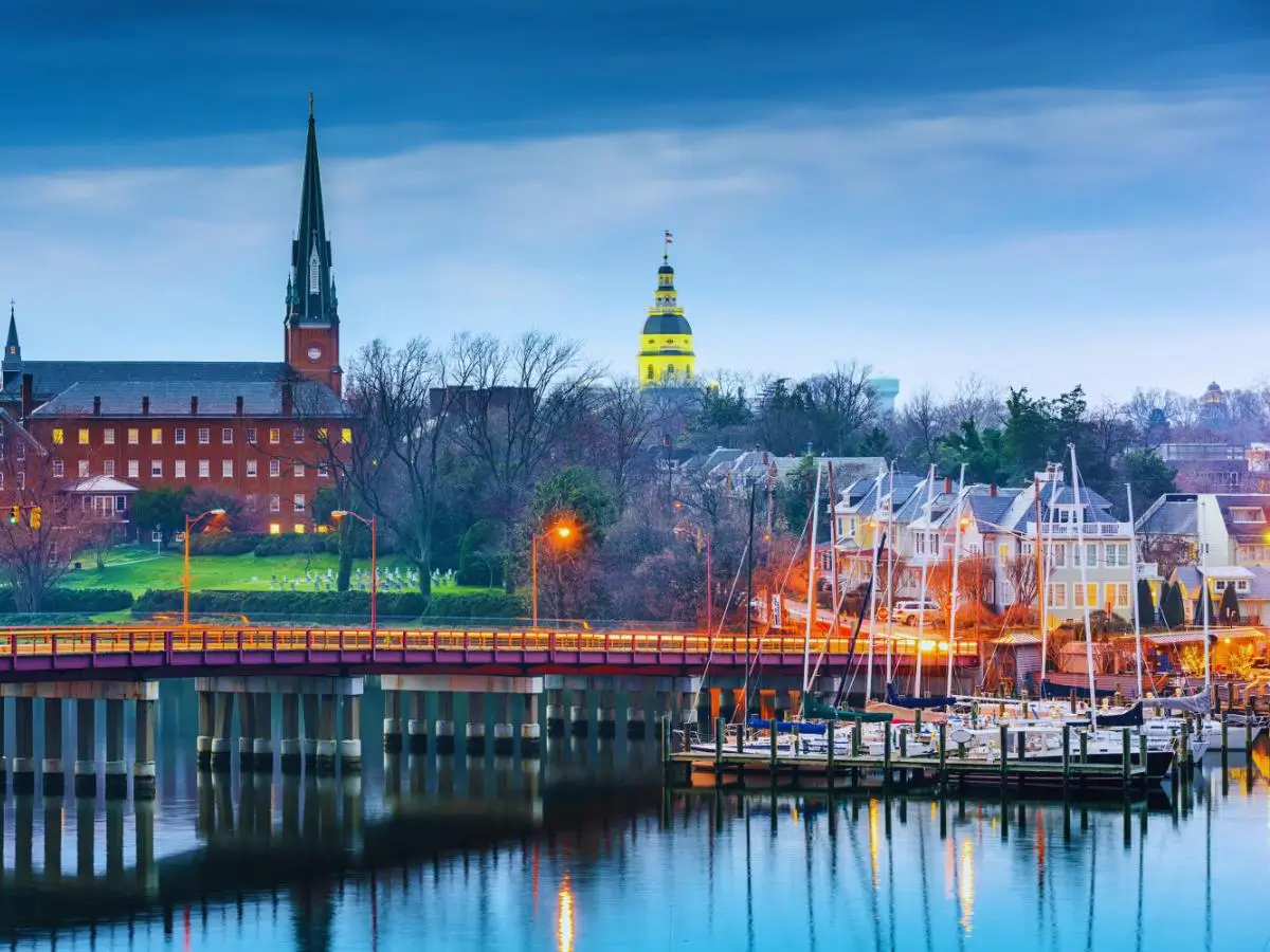 Courthouse at Annapolis in Anne Arundel County, MD