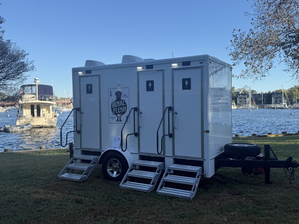 Portable bathroom rental near me in Davidsonville, MD for home renovation