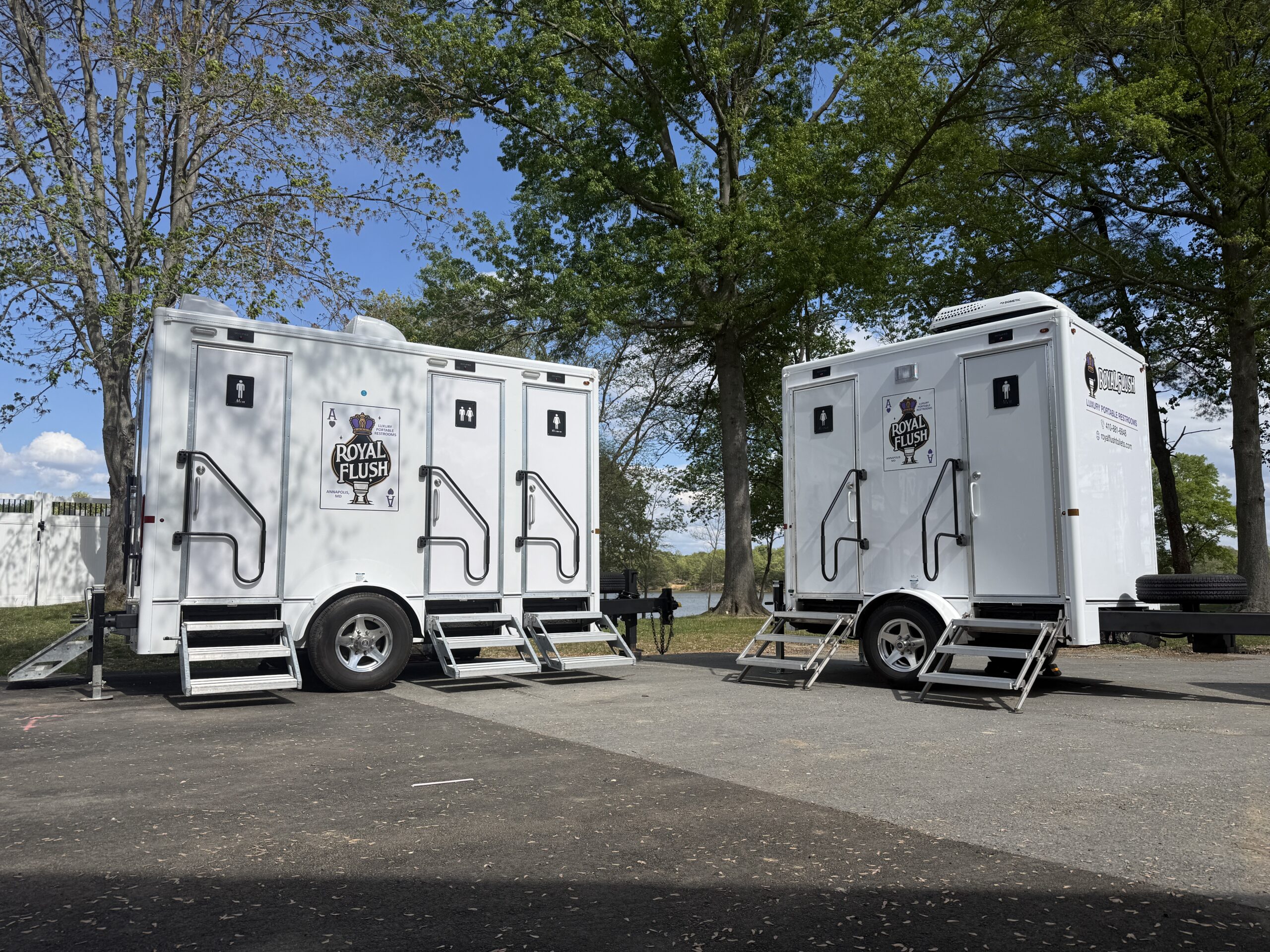 Data center portable bathroom rental services in Maryland for contractor staging