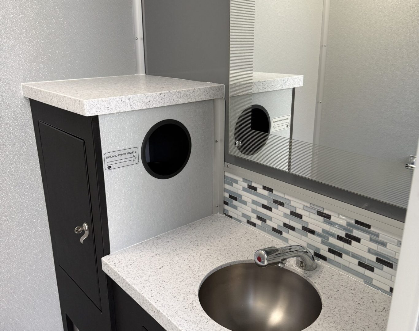 Portable bathroom rental services in Davidsonville, MD for construction project