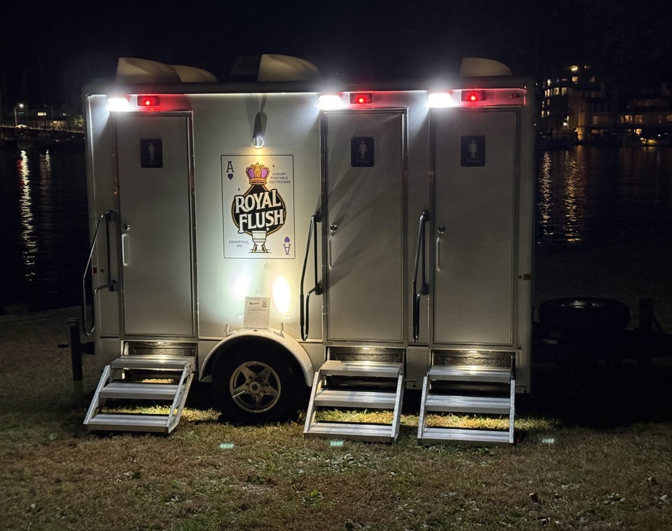 Luxury porta potty rental near me in West Annapolis, MD for private party