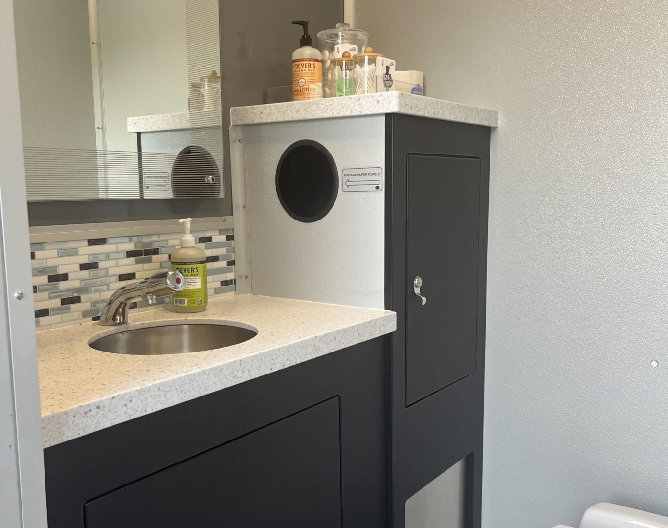 Portable bathroom rental near me in Millersville, MD for home renovation